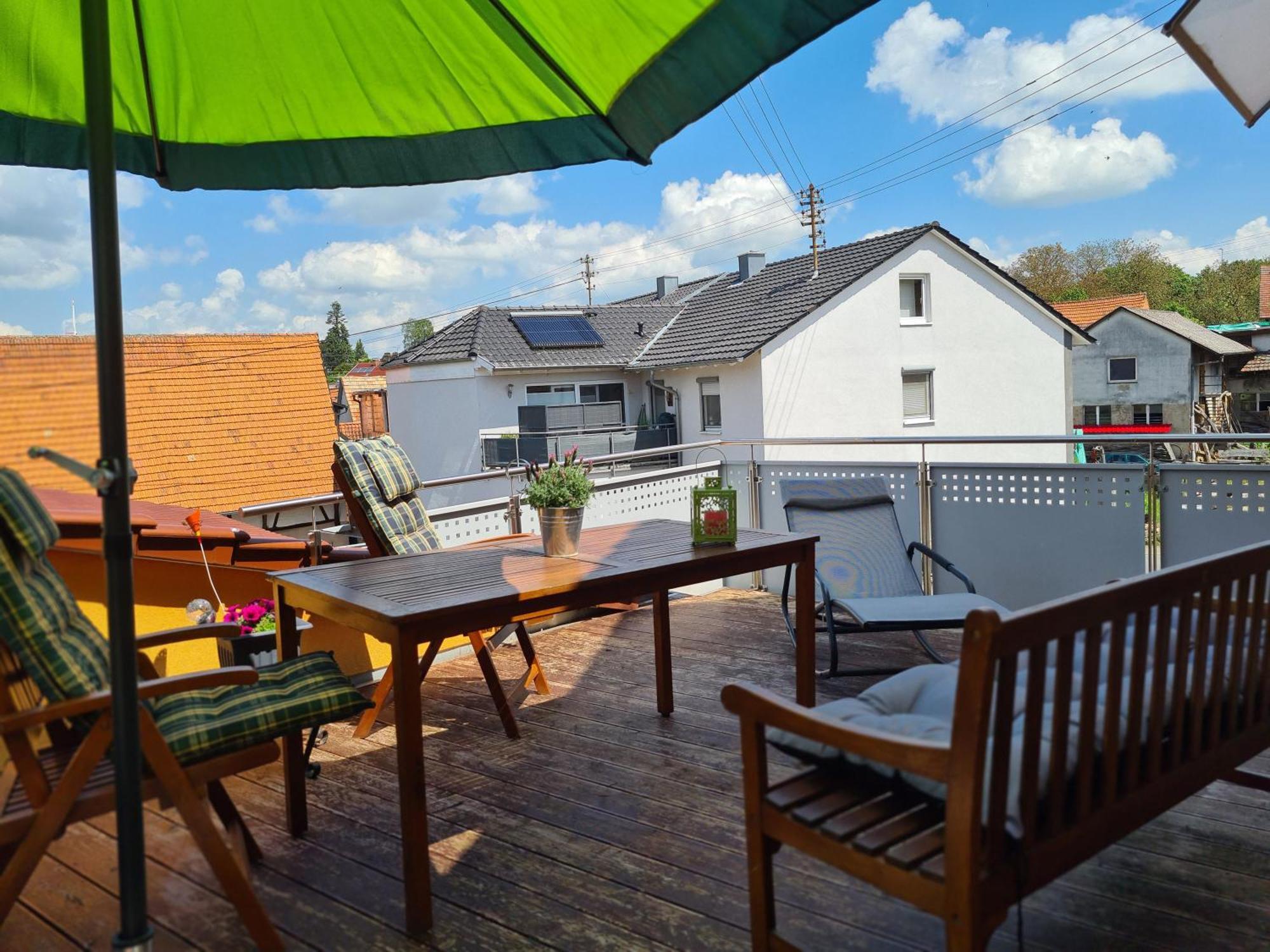 Ferienwohnung Pflueger Mit Terrasse เลาดา-เคอนิกส์โฮเฟน ภายนอก รูปภาพ